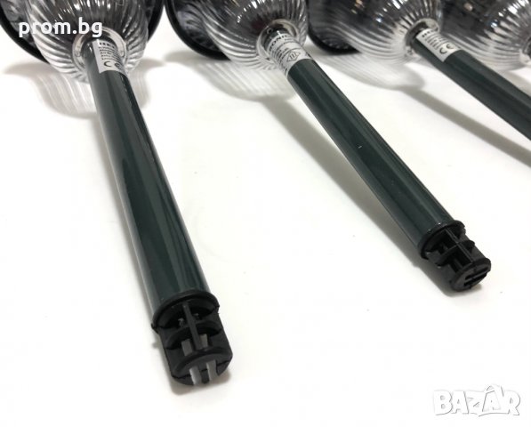 соларни градински лампи, комплект от 5 бр., с приставка-колче за фиксиране в земята, нови, Германия, снимка 14 - Соларни лампи - 31445144