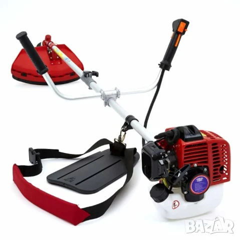 Бензинов Тример за трева KraftWorld 74 куб., снимка 3 - Градинска техника - 46375293