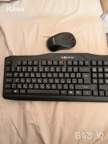 Комплект клавиатура +Безжична мишка RoXPower RXT WT-81 107, БДС, USB интерфейс, снимка 2 - Клавиатури и мишки - 55982212