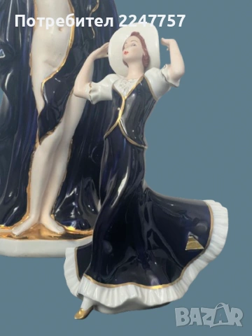 Фигура порцелан Royal Dux Bohemia, снимка 2 - Антикварни и старинни предмети - 54299070