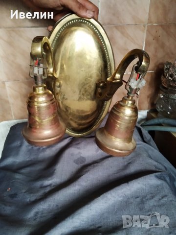 масивен бронзов аплик арт деко