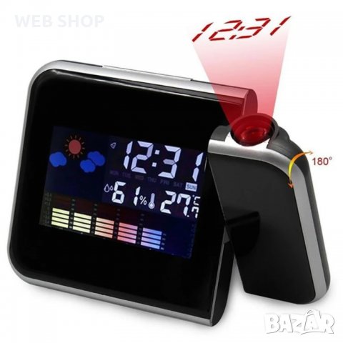 Електронен Часовник с проектор и Термометър DS-8190