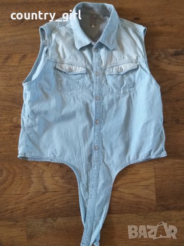 g-star tailor s/less shirt wmn - страхотна дамска риза, снимка 3 - Ризи - 29658766