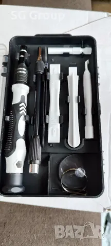 Комплект накрайници и прецизни инструменти, 108 части, Cablexpert , снимка 3 - Отвертки - 49323812