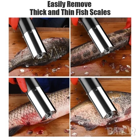 Безжичен професионален уред за почистване на риба, машинка за риба, чистене на риба, снимка 2 - Обзавеждане на кухня - 52006259