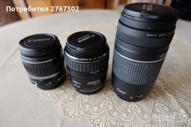 Canon EF Zoom Lenses, снимка 3 - Обективи и филтри - 53416615