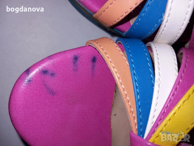 Цветни летни сандали на платформа Fabiano, снимка 10 - Сандали - 54047812