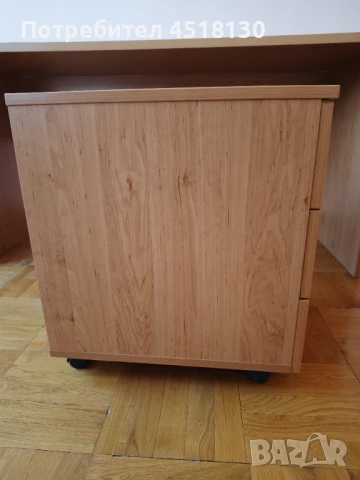 Бюро с подвижен модул за компютър/ученическо, снимка 8 - Бюра - 50839301