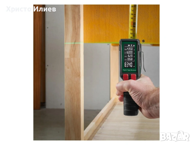 Акумулаторна ролетка Цифрова рулетка Parkside, снимка 5 - Други инструменти - 54036246