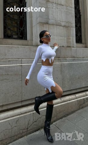 ДАМСКИ БЯЛ КОМПЛЕКТ BLING