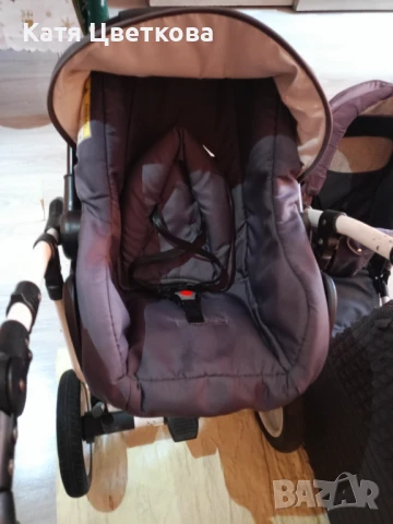 Бебешка количка S-MAX STARDUST - NIO 3в 1, снимка 12 - Детски колички - 50698843