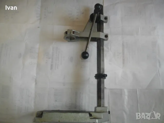 WOLFCRAFT ФРГ МАСИВНА ГОЛЯМА НЕМСКА СТОЙКА ЗА БОРМАШИНА ПРОФЕСИОНАЛНА 8,0кг/работен ход 85мм, снимка 10 - Бормашини - 48253389