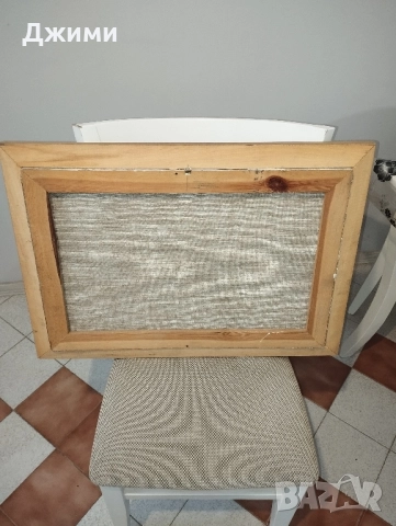 картина със зимен пейзаш, снимка 6 - Антикварни и старинни предмети - 48832003