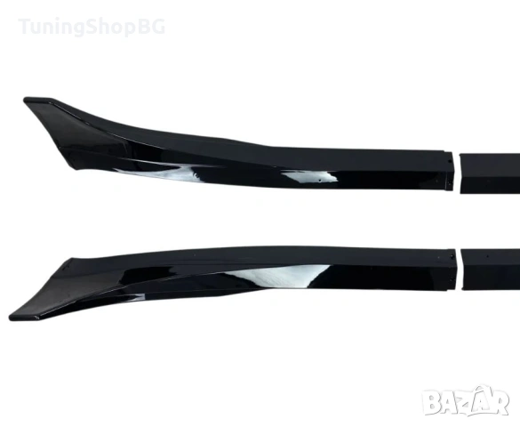 Добавки за прагове за Tesla Model 3 (2017-2022) черен гланц, снимка 4 - Аксесоари и консумативи - 53151770