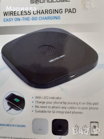 Подложка за безжично зареждане на телефон , Wireless Charging Pad - 10W Fast Charging, снимка 7 - Безжични зарядни - 32622411