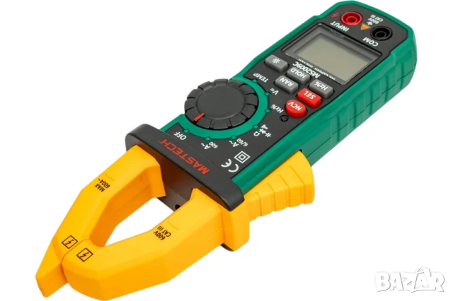Амперклещи Mastech MS2009C, VAC, VDC, AAC, OHM, F, Hz, °C, NCV, снимка 2 - Клещи - 50652497