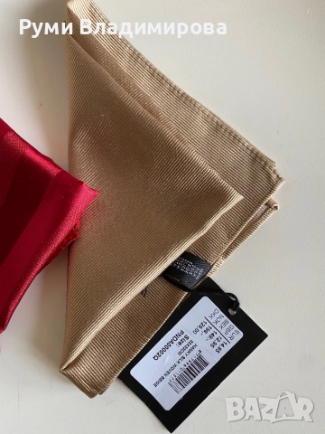 Кърпичка за сако от 100 % коприна, снимка 3 - Сака - 52503676