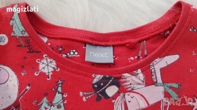 Коледна рокля Next 3-4 години, снимка 5 - Детски рокли и поли - 42220297