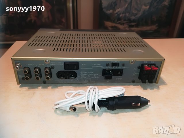 HITACHI model HA-J3-MADE IN JAPAN 27Х20СМ-220/12v, снимка 18 - Ресийвъри, усилватели, смесителни пултове - 29996437