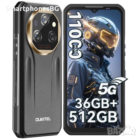 Oukitel WP39 Pro 5G 36GB RAM 512GB ROM с IP68 защита