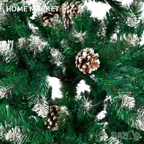Изкуствена коледна елха, 120 см Придайте празничен уют на своя дом с тази стилна изкуствена елха , снимка 2 - Декорация за дома - 52452793