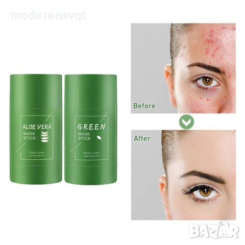 Почистваща стик маска за лице с органична глина и зелен чай, снимка 8 - Козметика за лице - 42284939