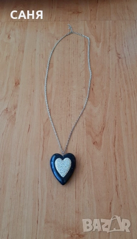 Подарък за Св Валентин-серце-колие,пръстен,обеци, снимка 3 - Колиета, медальони, синджири - 53147192