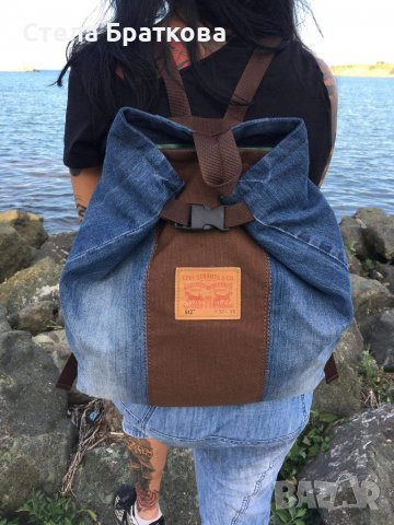 Дамски дънкови ранички и чанти, снимка 5 - Раници - 36947647
