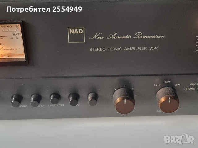 NAD 3045 stereo amplifier, снимка 3 - Ресийвъри, усилватели, смесителни пултове - 50933943
