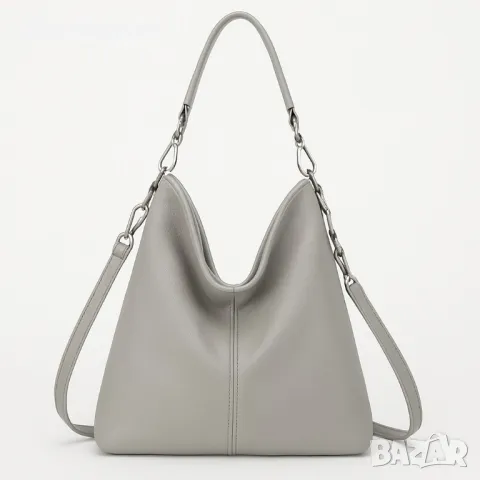 Стилна и практична дамска чанта тип торба, снимка 8 - Чанти - 50160564