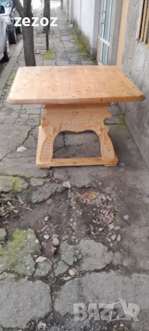 Маса трапезна-масив-№52 , снимка 3 - Маси - 49342295