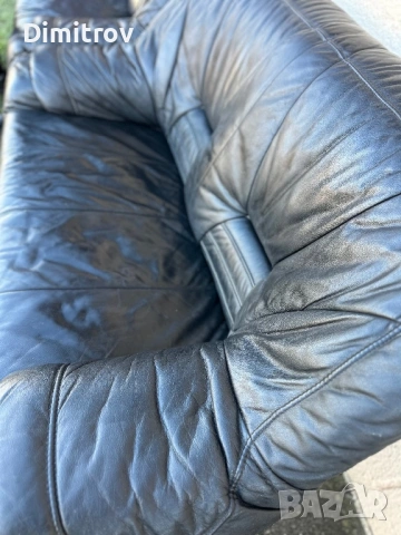 Комплект кожени дивани 3-ка + 2-ка – естествена кожа, снимка 6 - Дивани и мека мебел - 53958642