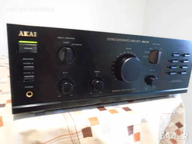 усилвател Akai am-37, снимка 4 - Ресийвъри, усилватели, смесителни пултове - 56488386