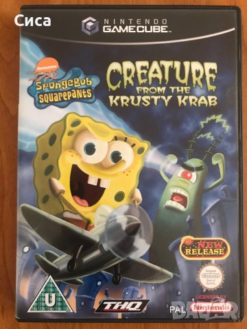 SPONGEBOB SQUAREPANTS : Creature From The Krusty Krab Nintendo GAMECUBE, снимка 1 - Игри за Nintendo - 40050303