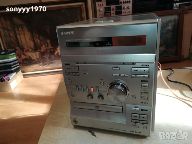 SONY CMT-CP2W CD TUNER REVERSE DECK X2-ВНОС SWISS 1003241700, снимка 6 - Аудиосистеми - 44698277