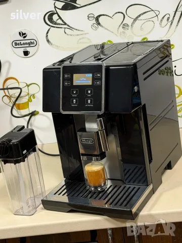 Кафемашина кафе автомат delonghi PERFECTA EVO с гаранция, снимка 3 - Кафемашини - 55997234