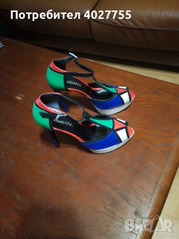 Обувки на висок ток  Fabiano. Естествена кожа , снимка 2 - Дамски обувки на ток - 52263343