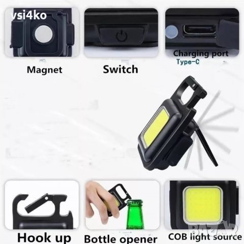 3 в 1 мини LED фенер , снимка 6 - Други - 38617796