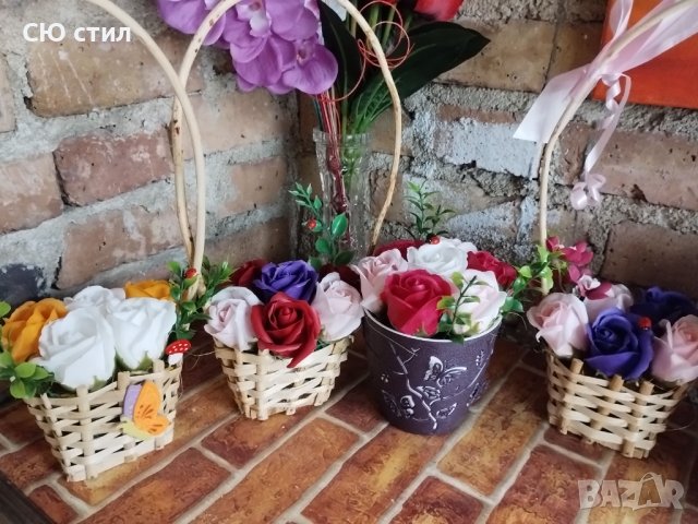 Сапунени рози от пластичен сапун , снимка 8 - Други стоки за дома - 39350033
