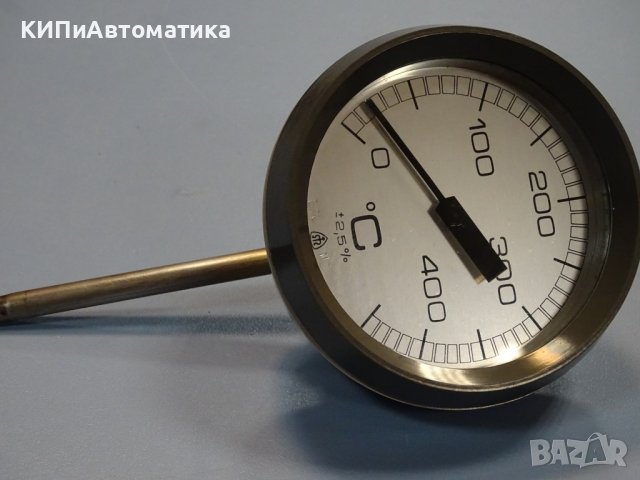 биметален термометър DTU N2 ф100mm, 0/+400°C, L-100mm, снимка 7 - Резервни части за машини - 37106998