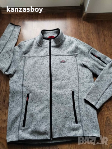 Stubai Strickfleece-Jacke - мъжко поларено горнище ХЛ КАТО НОВО , снимка 6 - Спортни дрехи, екипи - 52886585