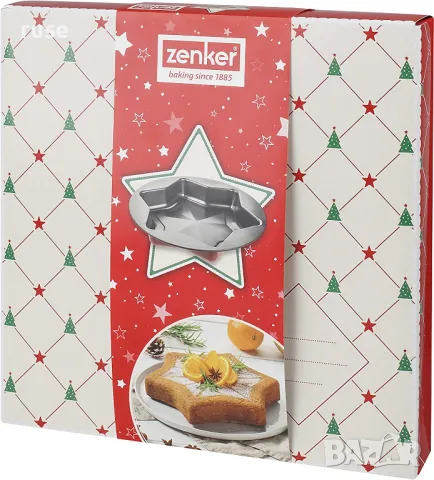 НОВИ! Коледна форма Zenker Звезда торти кексове пайове Ø27.5х4.5см, снимка 5 - Съдове за готвене - 47905405