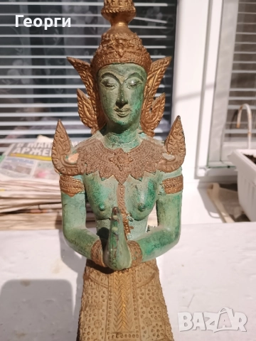 Бронзова статуетка 34 см., снимка 5 - Колекции - 51996820