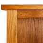vidaXL Библиотека с 7 рафта, 60x22x200 см, дъбов масив, снимка 4