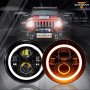 7” Диодни фарове за джип Jeep Wrangler Lada Niva Golf 2 Cherokee Kj