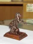 Статуетка-сувенир "Кон и ездач".Медна галванопластика., снимка 9