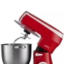 Планетарен миксер с купа от инокс Voltz, 2100W, 7.5 литра, 3 бъркалки, 6 степени + Pulse, LED, Черве, снимка 5