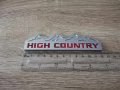 Chevy Jeep High Country сребриста емблема , снимка 2