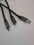 Универсален 3-в-1 кабел за зареждане. Type-C, Lightning, Micro USB, снимка 1