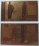 2 бр. 50000 лева 1997 позлатени сувенирни банкноти, снимка 14